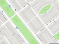 Ambulance met grote spoed naar de Tiranahof in 's-Gravenhage