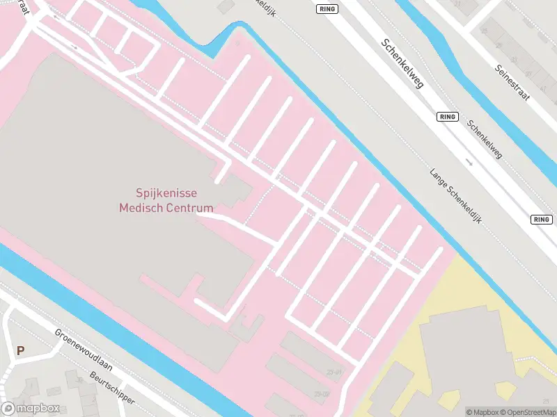 Politie naar de Groenewoudlaan in Spijkenisse vanwege ongeval met letsel