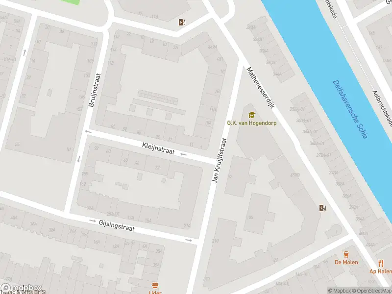 Ambulance met gepaste spoed naar de Kleijnstraat in Rotterdam