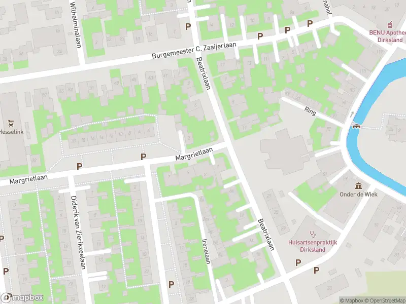 Ambulance met grote spoed naar de Margrietlaan in Dirksland