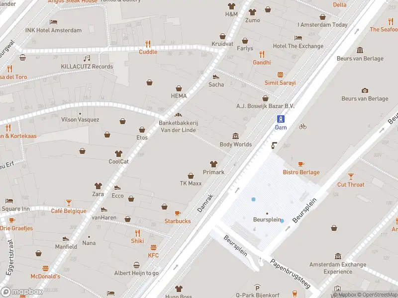 Brandweer met gepaste spoed naar de Beurspassage in Amsterdam vanwege een liftopsluiting