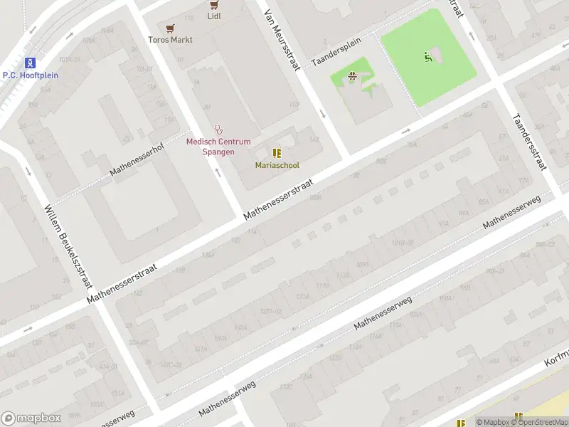 Ambulance met grote spoed naar de Mathenesserstraat in Rotterdam