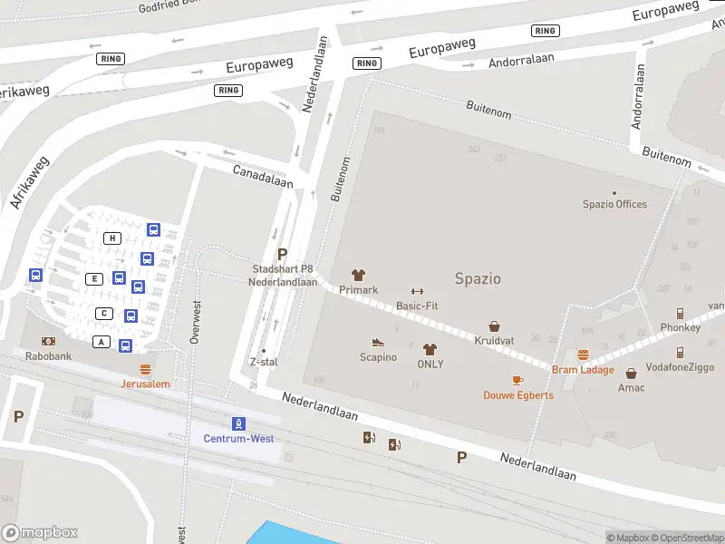 Ambulance met gepaste spoed naar de Blauw-roodlaan in Zoetermeer