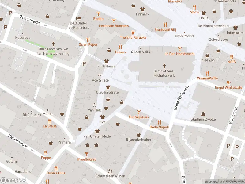 Brandweer met gepaste spoed naar de Grote Kerkplein in Zwolle