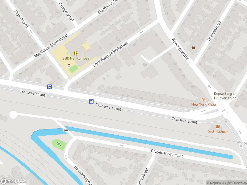 Ambulance met gepaste spoed naar de Transvaalstraat in Dordrecht