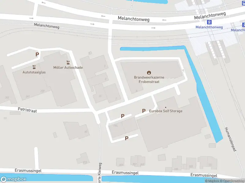 Brandweer naar de Frobenstraat in Rotterdam