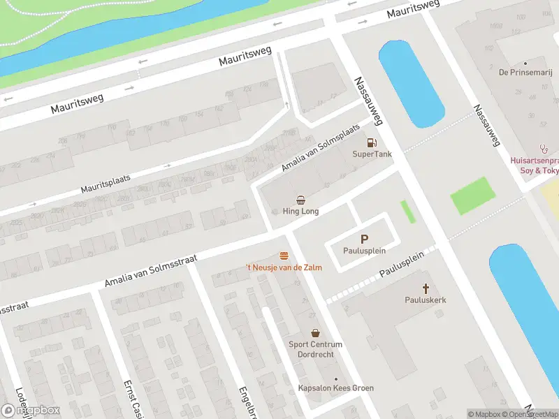 Ambulance met grote spoed naar de Amalia van Solmsstraat in Dordrecht