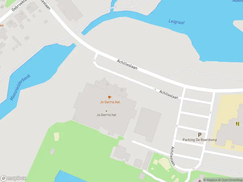 Brandweer met gepaste spoed naar de Achilleslaan in Roermond vanwege personen te water