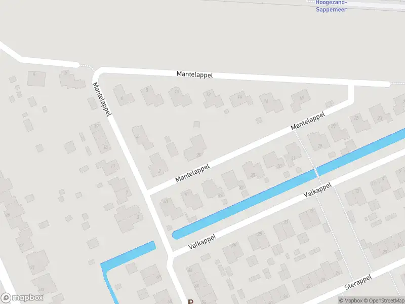 112 melding Brandweer met grote spoed naar de Mantelappel in Hoogezand vanwege gebouwbrand