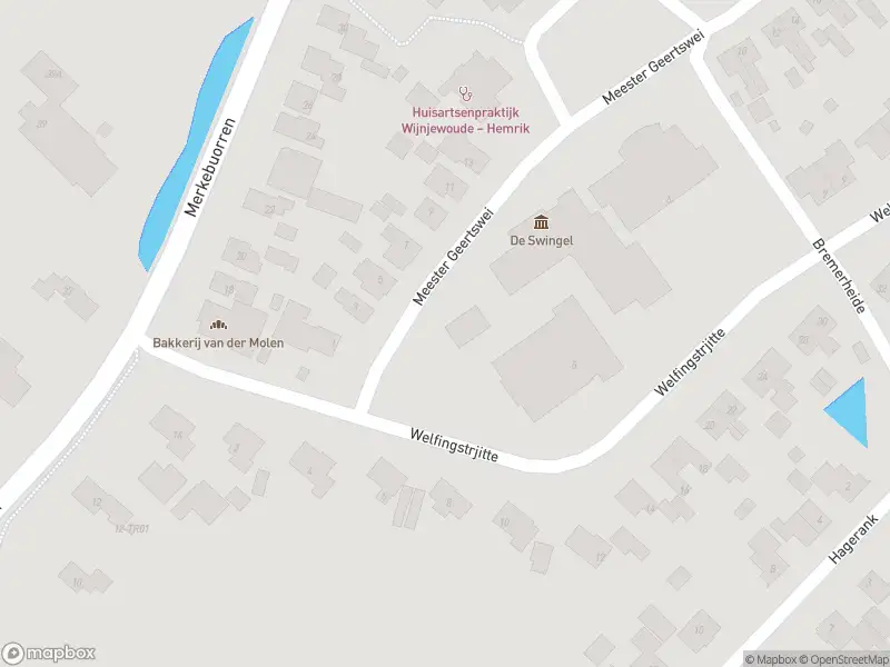 112 melding Brandweer met grote spoed naar de Meester Geertswei in Wijnjewoude vanwege gebouwbrand