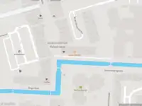 Ambulance met grote spoed naar de Snellerwaardgracht in Amsterdam