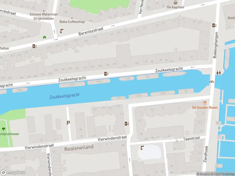 Ambulance met grote spoed naar de Zoutkeetsgracht in Amsterdam