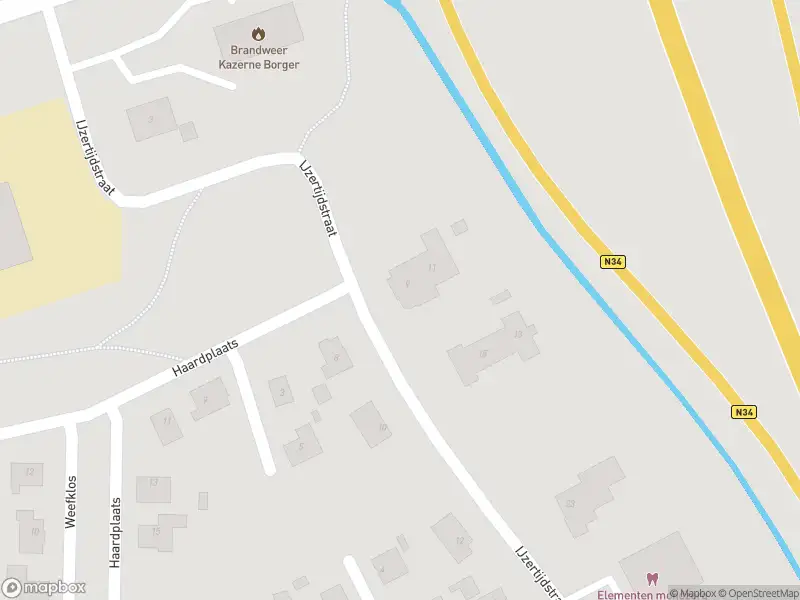 Brandweer met gepaste spoed naar de IJzertijdstraat in Borger