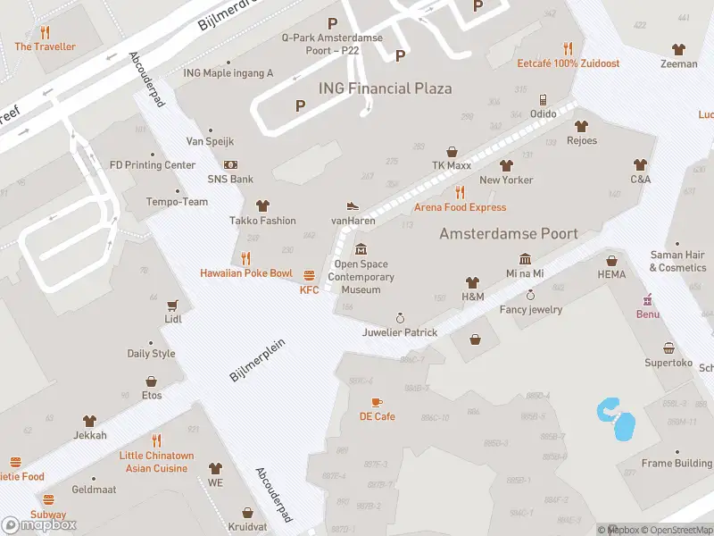 Politie met grote spoed naar de Bijlmerplein in Amsterdam vanwege steekincident