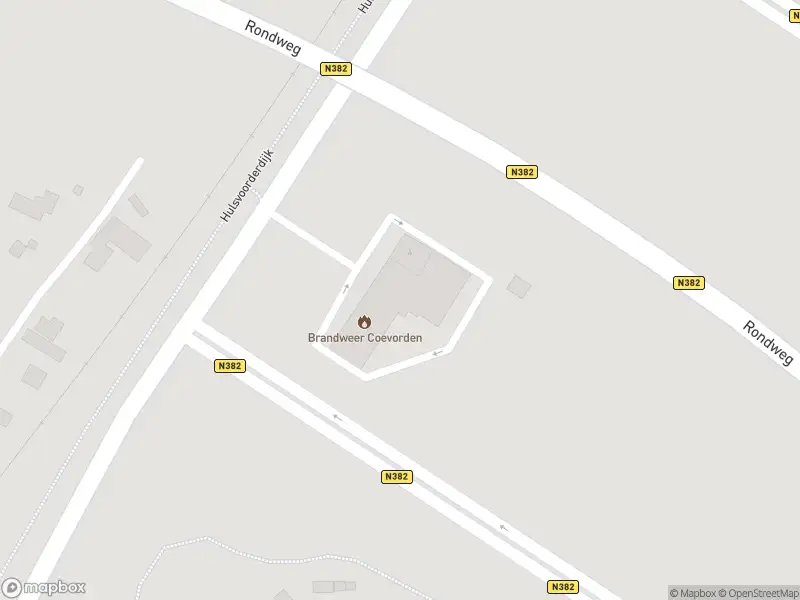 Brandweer met gepaste spoed naar de Hulsvoorderdijk in Coevorden