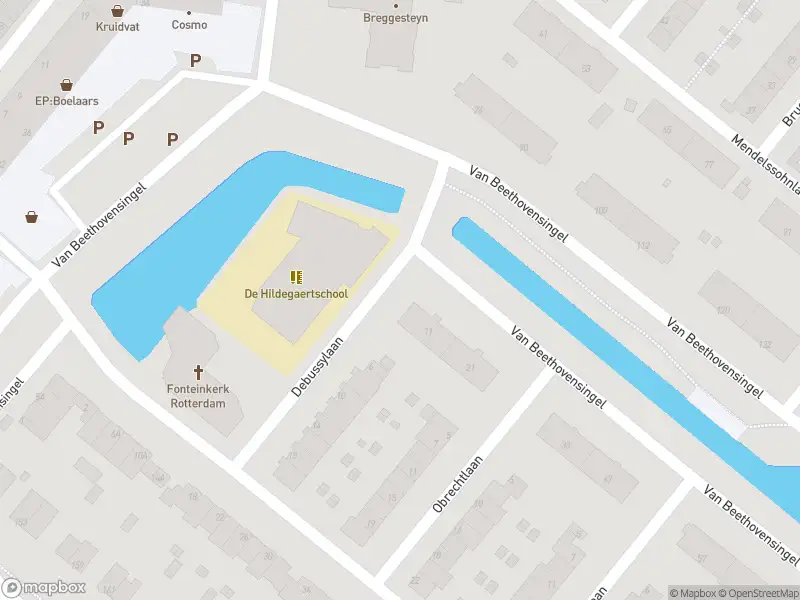 Politie naar de Mozartlaan in Rotterdam