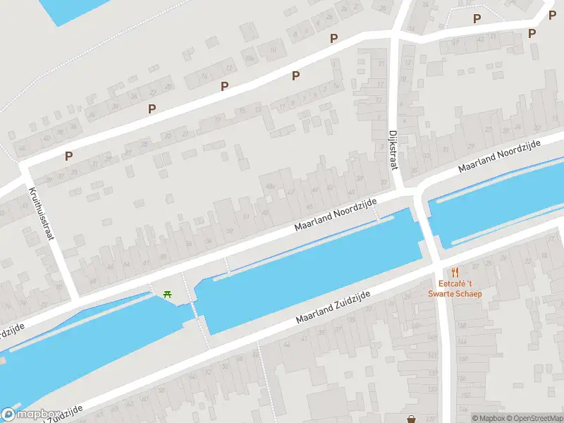 Ambulance met grote spoed naar de Maarland Noordzijde in Brielle