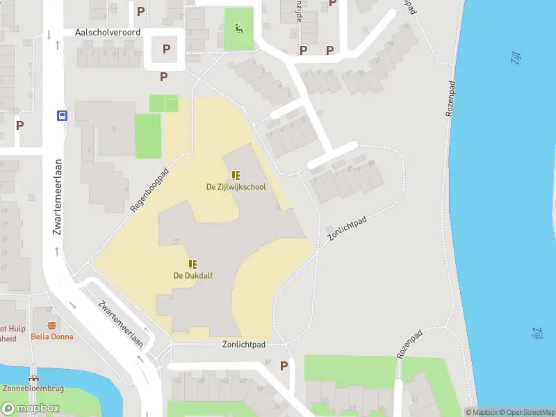 Ambulance met gepaste spoed naar de Schaduwpad in Leiden