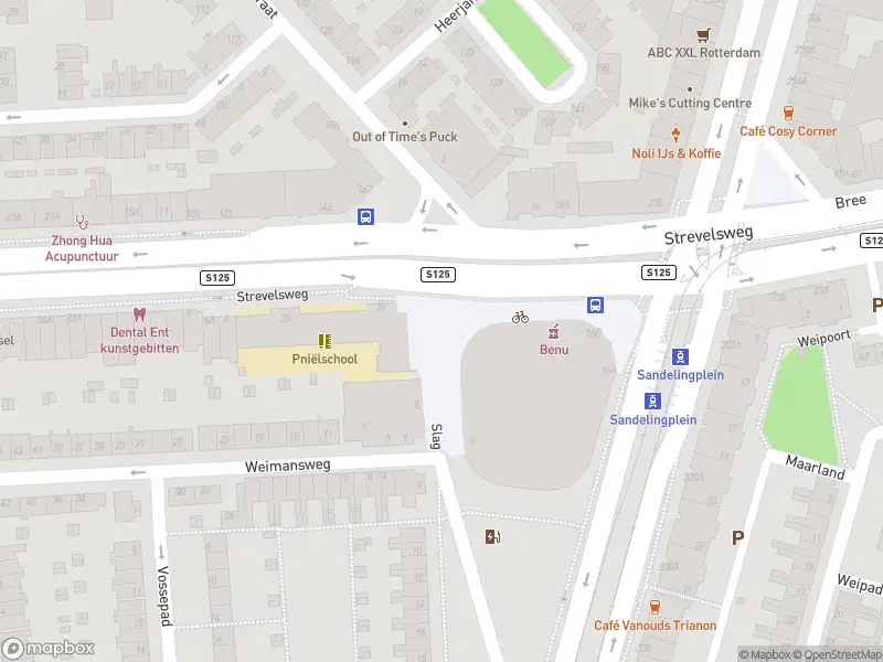 Besteld ambulance vervoer naar de Sandelingplein in Rotterdam