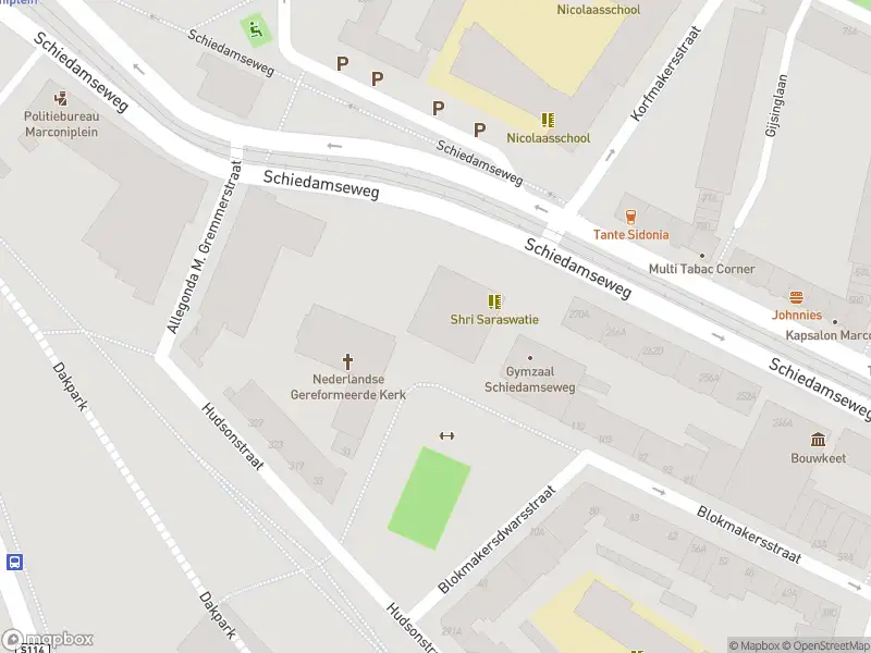 Ambulance met grote spoed naar de Schiedamseweg in Rotterdam