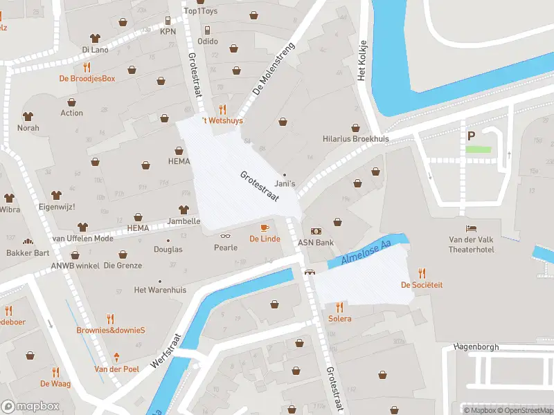 Brandweer met grote spoed naar de Koornmarkt in Almelo vanwege gebouwbrand