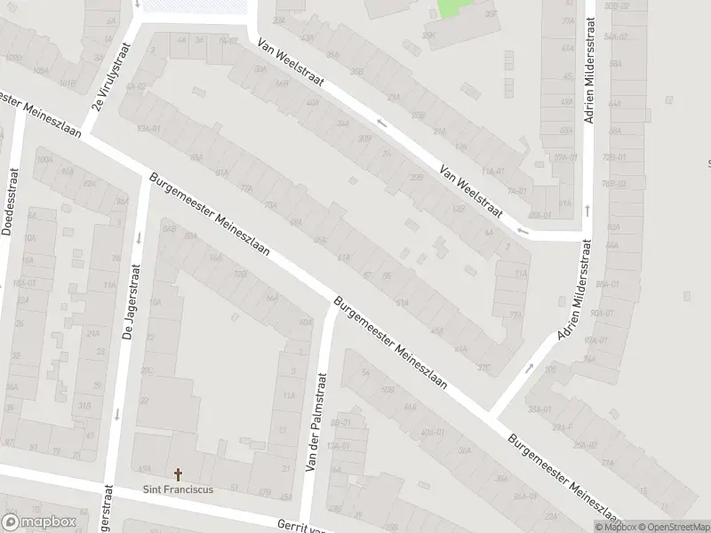 Ambulance met grote spoed naar de Burgemeester Meineszlaan in Rotterdam