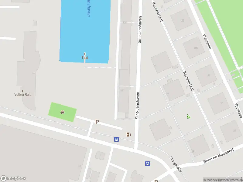 Ambulance met grote spoed naar de Sint-Janshaven in Rotterdam