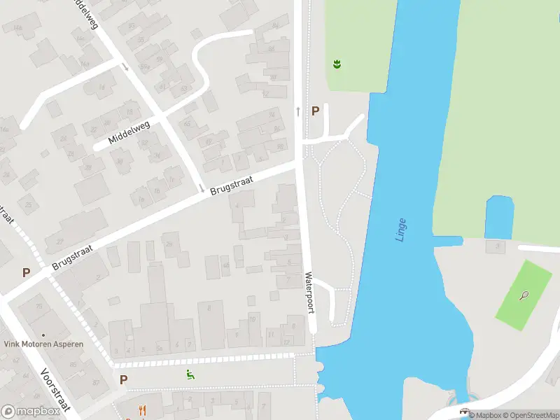 Brandweer met gepaste spoed naar de Waterpoort in Asperen