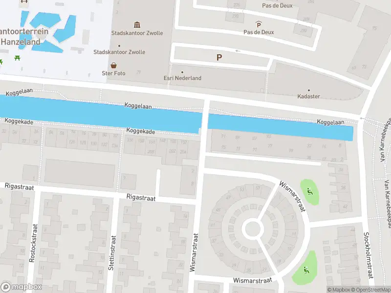 Politie naar de Koggelaan in Zwolle