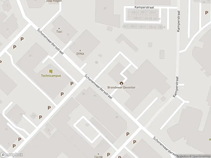 Brandweer met gepaste spoed naar de Schonenvaardersstraat in Deventer