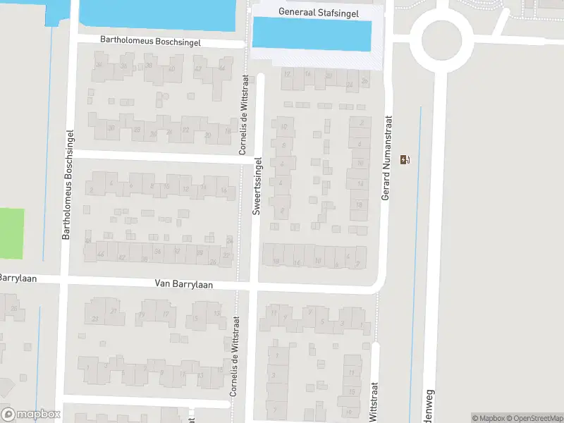 Ambulance met grote spoed naar de Sweertssingel in Numansdorp