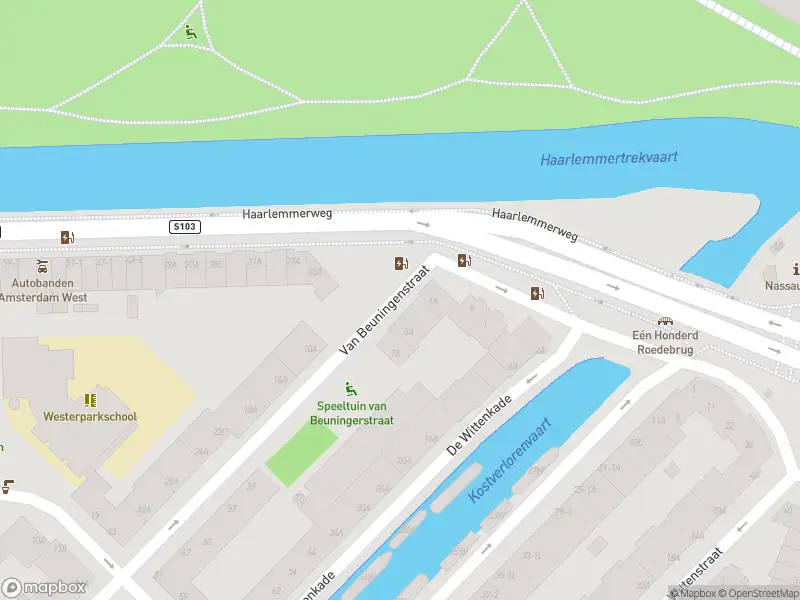 Brandweer met grote spoed naar de Haarlemmerweg in Amsterdam