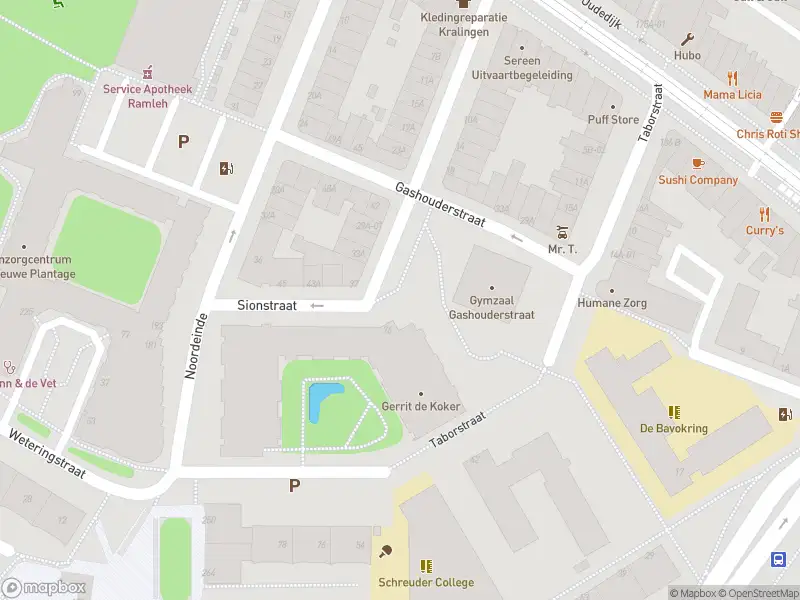 Ambulance met gepaste spoed naar de Sionstraat in Rotterdam