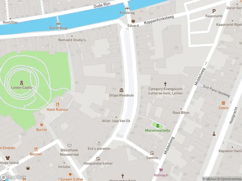Ambulance met gepaste spoed naar de Hooigracht in Leiden