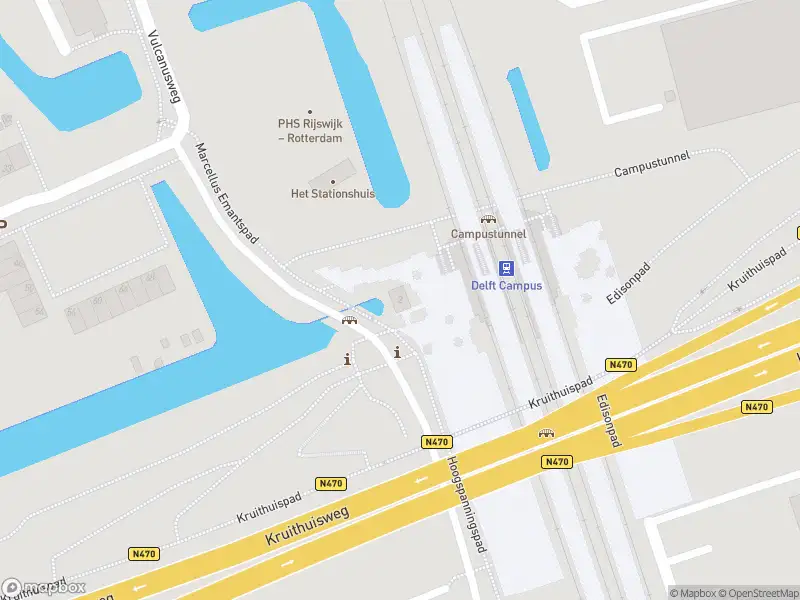 Ambulance met gepaste spoed naar de Marcellus Emantspad in Delft