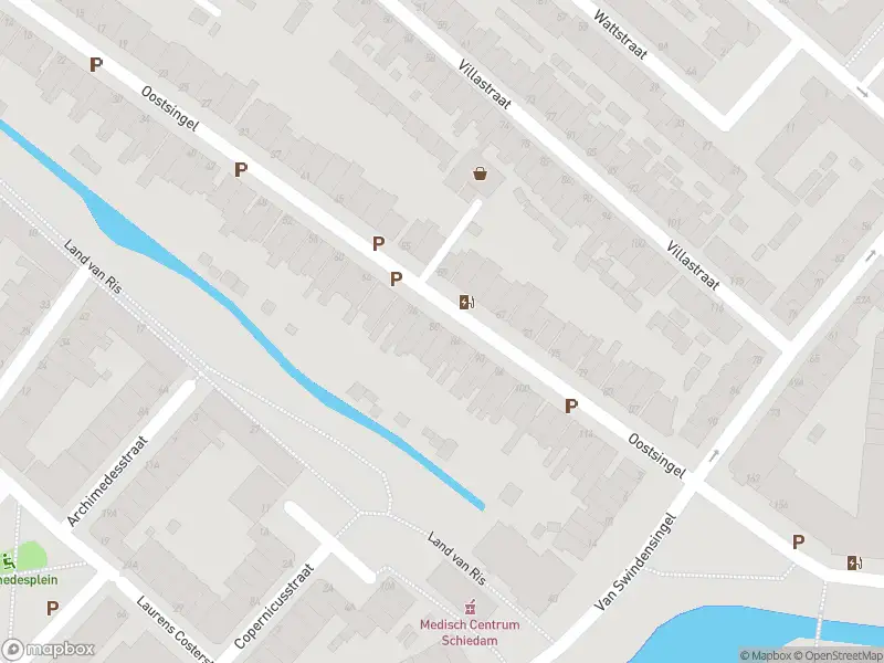 Besteld ambulance vervoer naar de Oostsingel in Schiedam