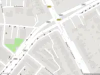 Politie met grote spoed naar de Valeriusplein in Leeuwarden vanwege ongeval met letsel