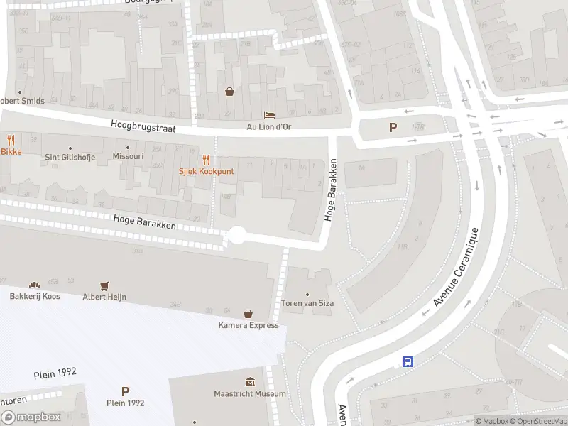 Politie naar de Avenue Ceramique in Maastricht vanwege aanrijding met letsel