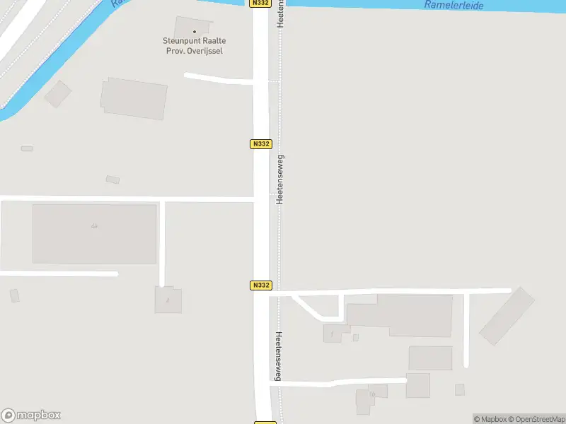 Politie naar de Heetenseweg in Raalte vanwege aanrijding met letsel