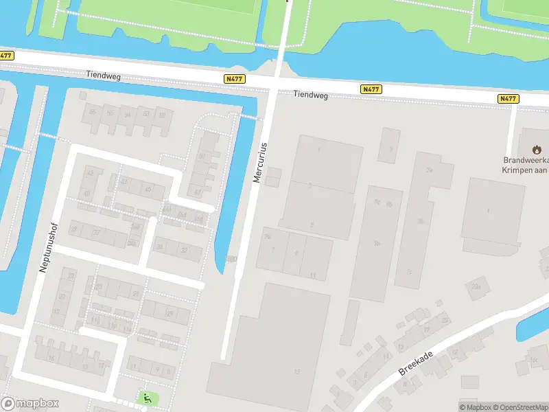 Ambulance met gepaste spoed naar de Mercurius in Krimpen aan de Lek