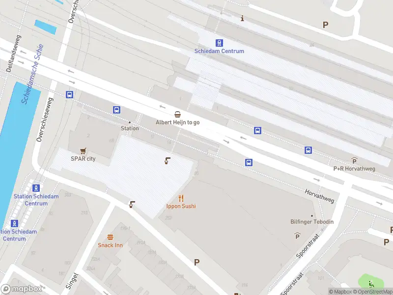 Politie naar de Stationsplein in Schiedam vanwege steekincident