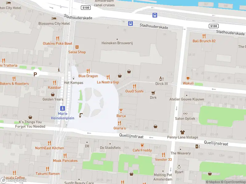 Ambulance met grote spoed naar de Marie Heinekenplein in Amsterdam