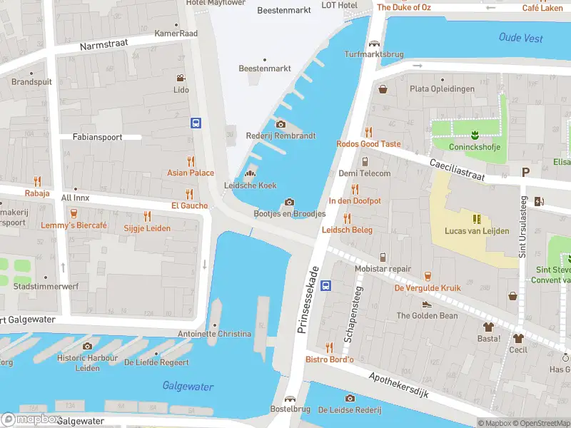 Ambulance met gepaste spoed naar de Blauwpoortsbrug in Leiden