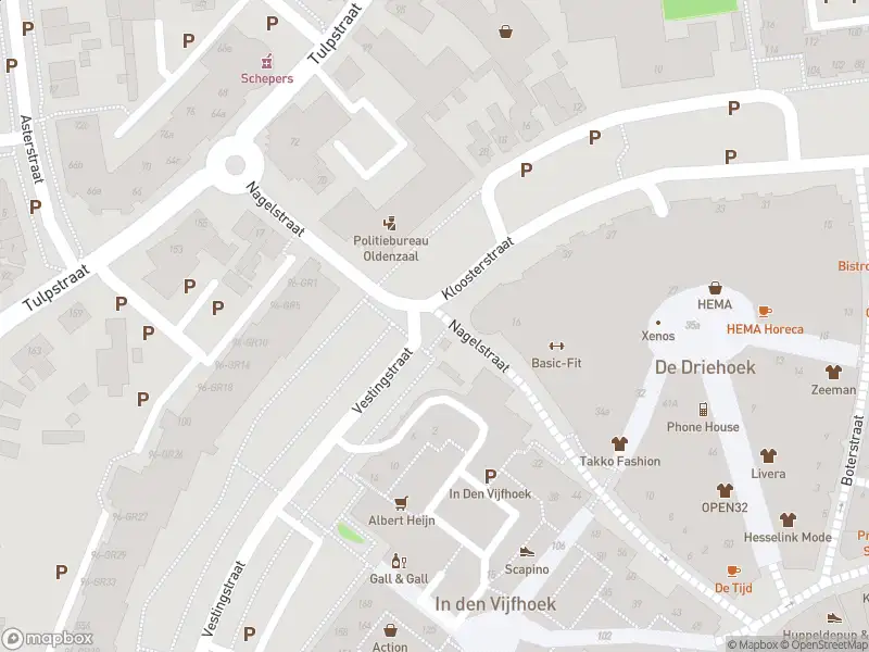 Politie naar de Nagelstraat in Oldenzaal vanwege aanrijding met letsel
