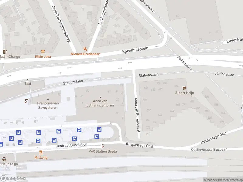 Politie met grote spoed naar de Anna van Burenstraat in Breda vanwege letsel