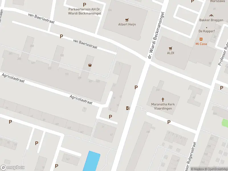 Besteld ambulance vervoer naar de Van Baerlestraat in Vlaardingen
