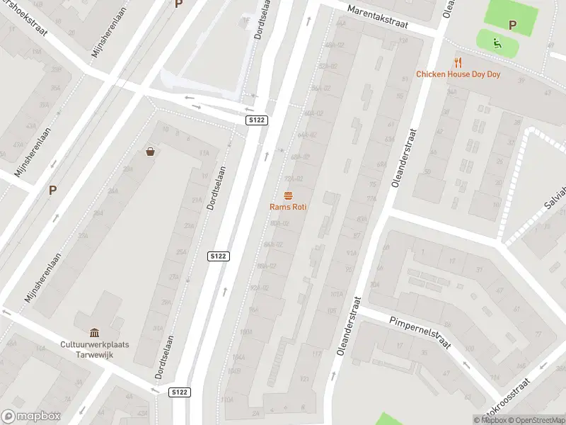 Ambulance met grote spoed naar de Dordtselaan in Rotterdam