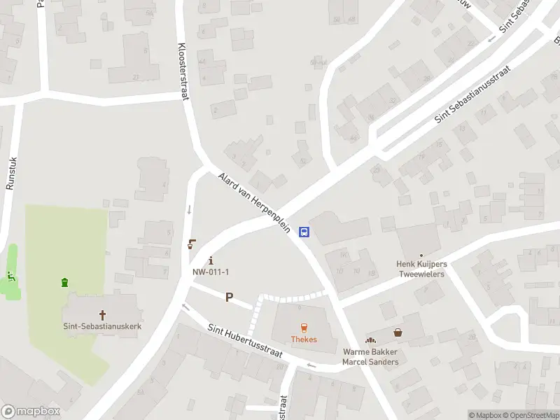 Politie naar de Alard van Herpenplein in Herpen vanwege ongeval met letsel
