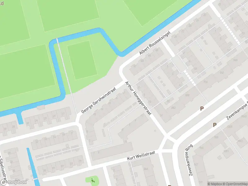 Ambulance met grote spoed naar de George Gershwinstraat in Rotterdam
