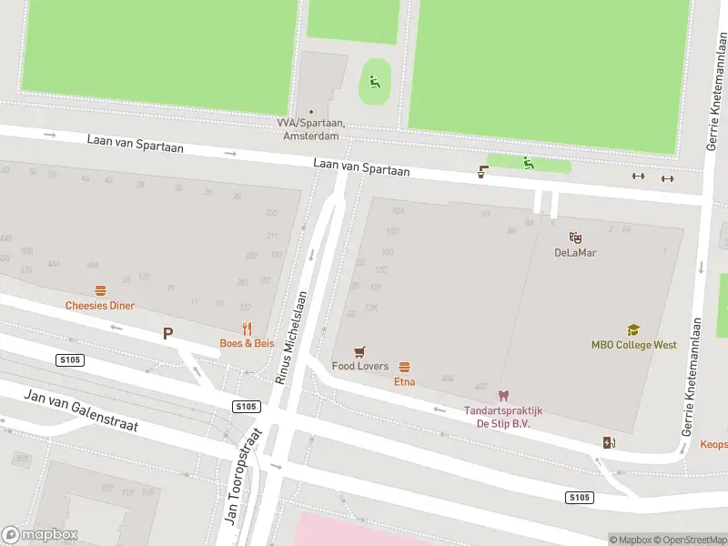 Ambulance met gepaste spoed naar de Rinus Michelslaan in Amsterdam